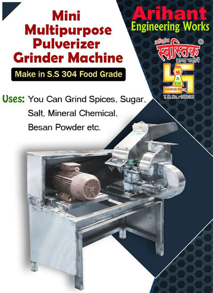 Mini Multipurpose Pulverizer Grinder Machine
